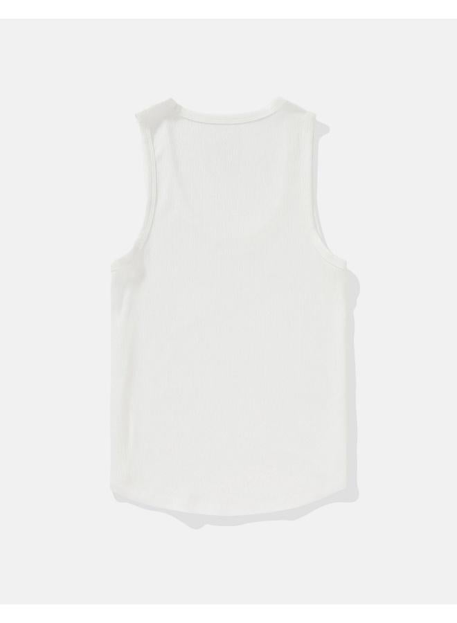 امريكان ايجل بلوزة بدون أكمام بياقة واسعة ناعمة وجذابة - Image 1