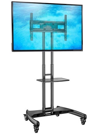 Mobile TV Stand With Lockable Wheels For 32-65 Inch TVs Black - pzsku/Z0B33FB1B0AB2C81E2F49Z/45/_/1709195872/f2fc09ed-96a3-4e25-8f4d-afe00c56749b