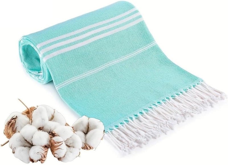 Oversized Beach Towel 180x90cm - Lightweight, Quick Dry, Sand Free - Image 1