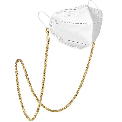 AllenCOCO 14K Gold Plated Glowing Eyeglass Chains Sunglass Retainer Strap Eyewear Retainer Eyeglass Strap Holder for Women - Image 5