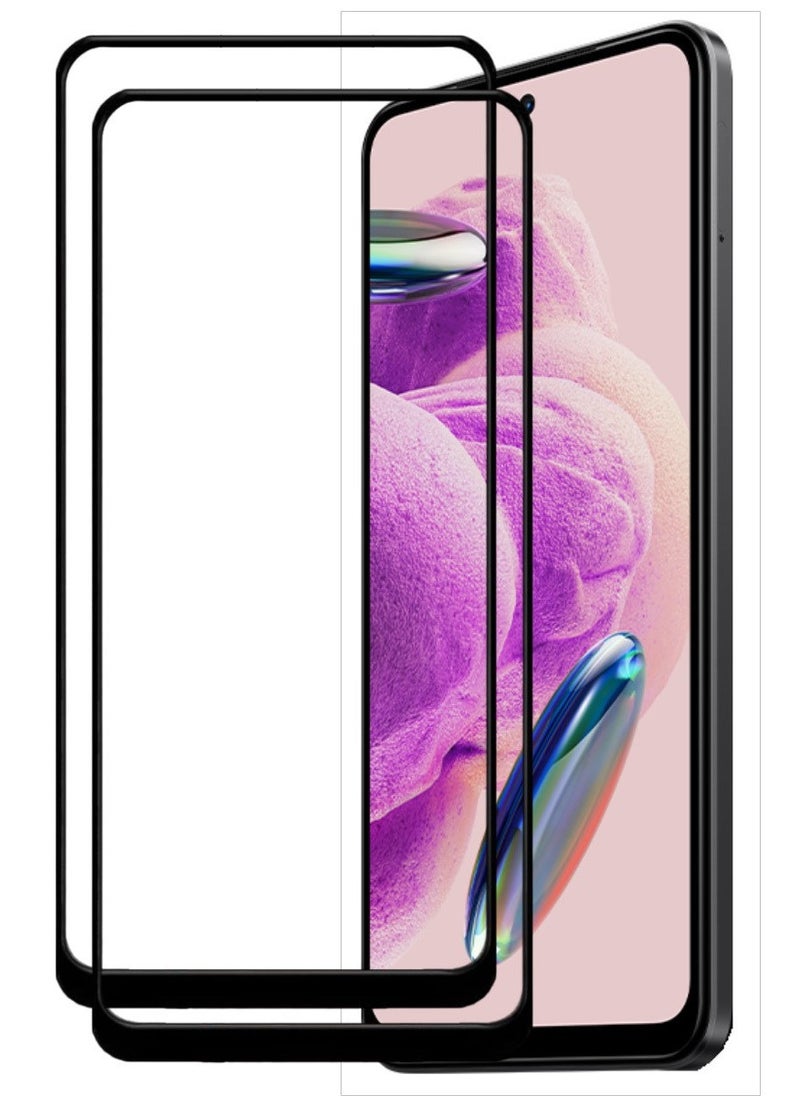 ACLIX 2 Pieces Antistatic ESD Dustproof Premium Quality High Definition Tempered Glass Screen Protector Designed For Xiaomi Redmi Note12S - Image 1