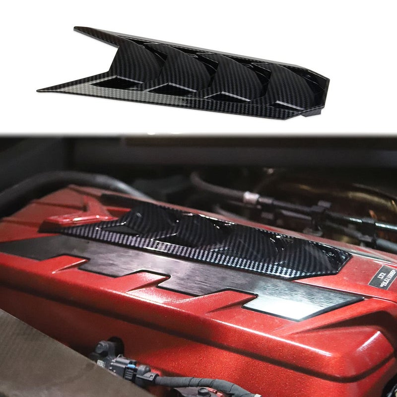 Engine Shroud Cover Panel Trims for Chevrolet Corvette C8 20202025 Accessories Carbon Fiber