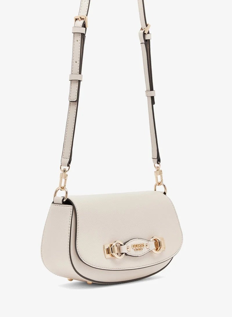 GUESS Textured Mimina Flap Crossbody Bag Camera Bag - Image 3