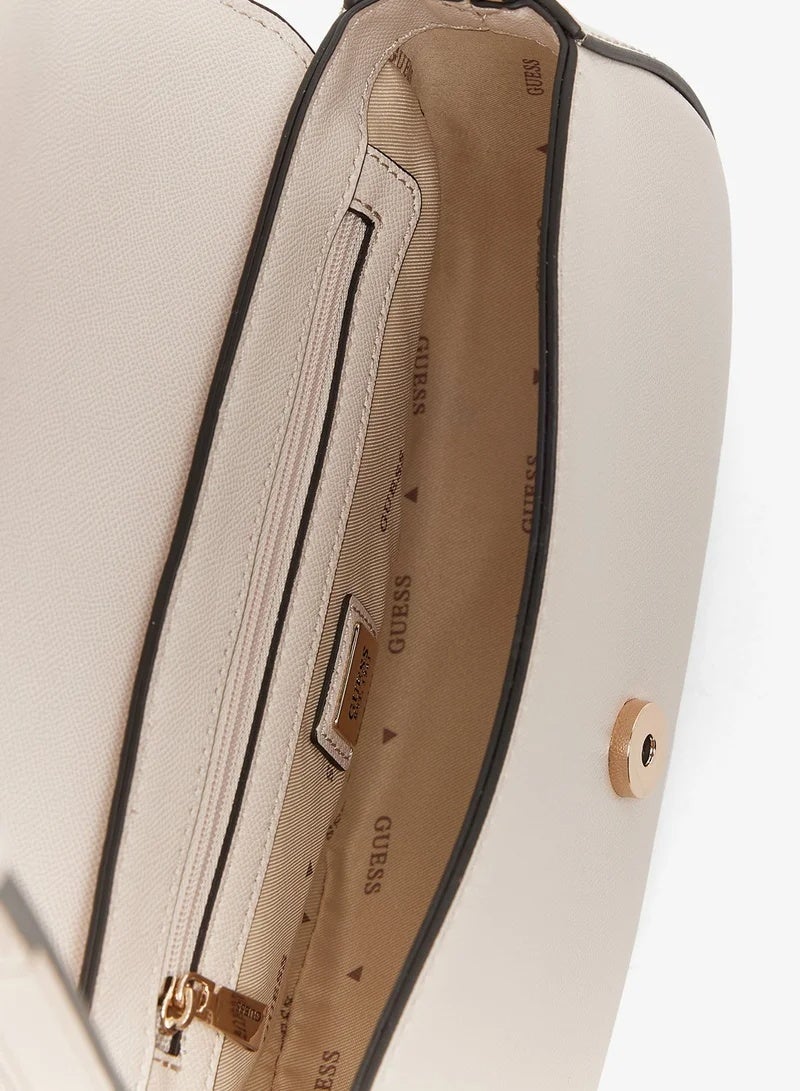 GUESS Textured Mimina Flap Crossbody Bag Camera Bag - Image 5