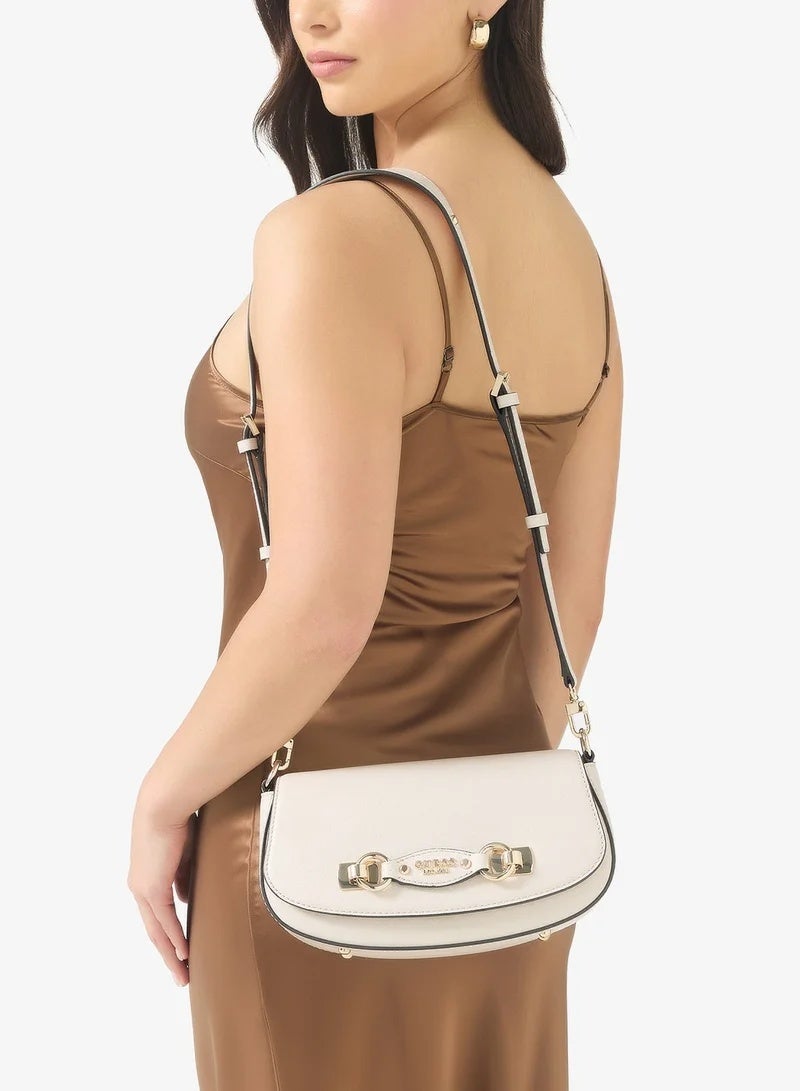GUESS Textured Mimina Flap Crossbody Bag Camera Bag - Image 2