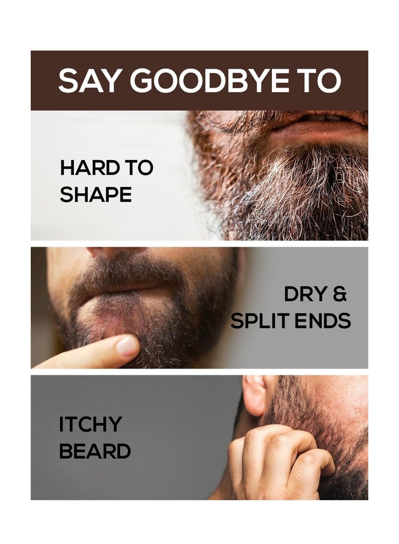 RUBAB MEN Travel Friendly Nylon Bristle Beard Brush for Men | Tame your Beard like a King - Image 5