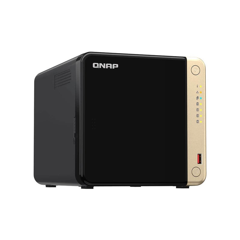 QNAP TS-464-4G (Quad-core Intel for Multitasking, 2.5GbE Multimedia NAS with M.2 PCIe Slots and PCIe expandability) - Black - Image 5