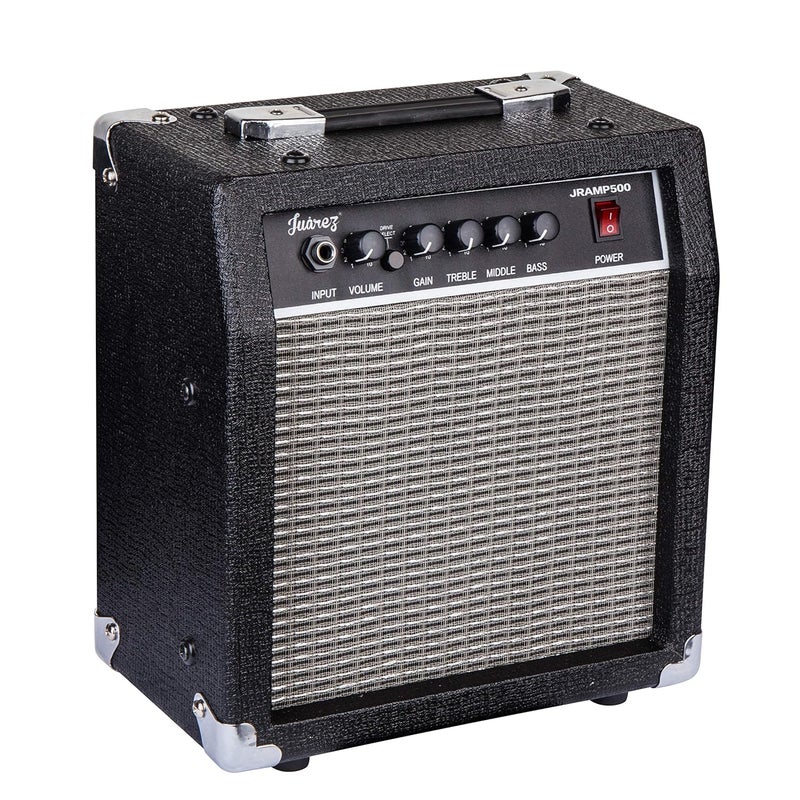 Juarez Professional 16.51 cm (6.5 Inch) Guitar Amplifier, 10 Watt, 4Ω Speaker, Aux, black (JRAMP500) - Image 1