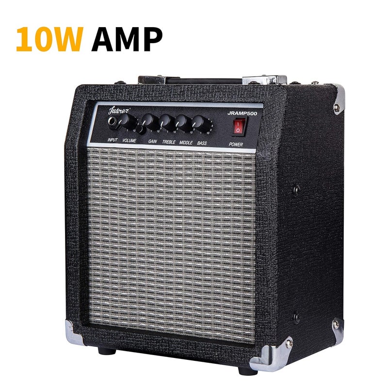 Juarez Professional 16.51 cm (6.5 Inch) Guitar Amplifier, 10 Watt, 4Ω Speaker, Aux, black (JRAMP500) - Image 2