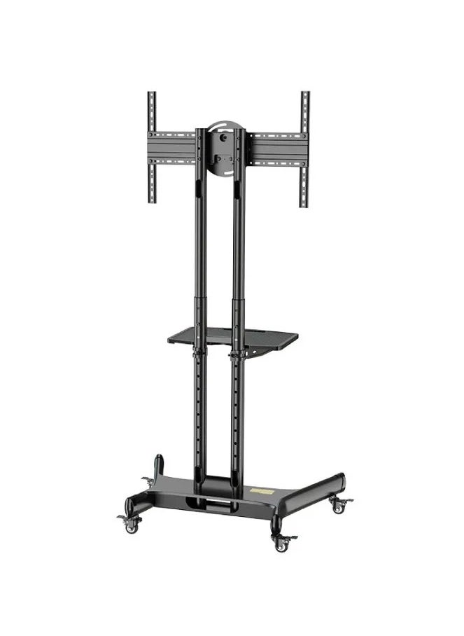 Mobile TV Stand for 32"-65" TVs up to 50 kg/110 lbs with VESA up to 600x400mm, 90° Rotation for Portrait and Landscape Modes, Includes Equipment Shelf, Lockable Wheels for Easy Mobility | TF-L65-X - pzsku/Z0B3456B85D0BD836ABE8Z/45/_/1740475897/7fc95ad8-de60-400c-ad73-0d6e179772e2