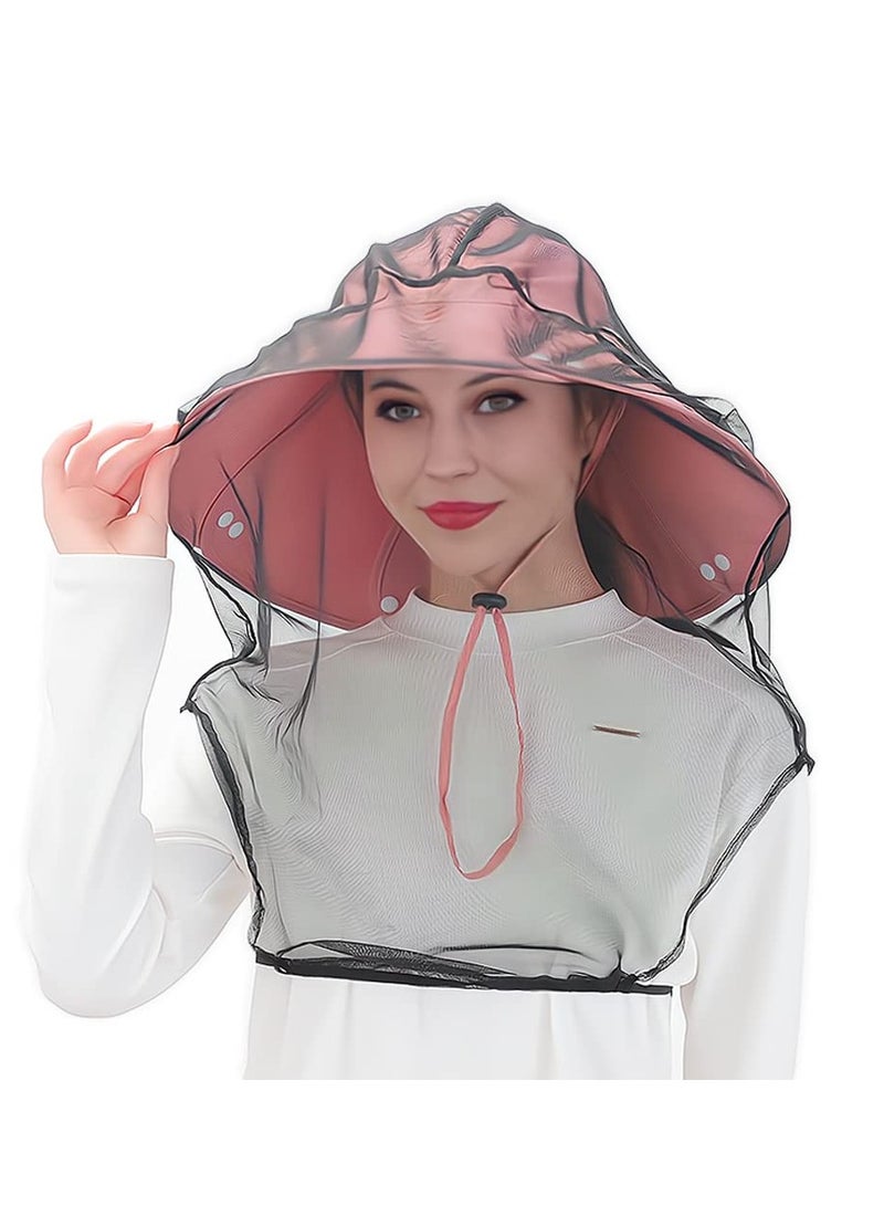 SYOSI 2PCS Mosquito Head Net, Lightweight Mosquito Screen Camping Insect Shield Climbing Bug Net Walking Mosquito Prevention Insects Bugs Barrier Adventure Travel Essential for Men & Women(Chemical Free) - Image 1