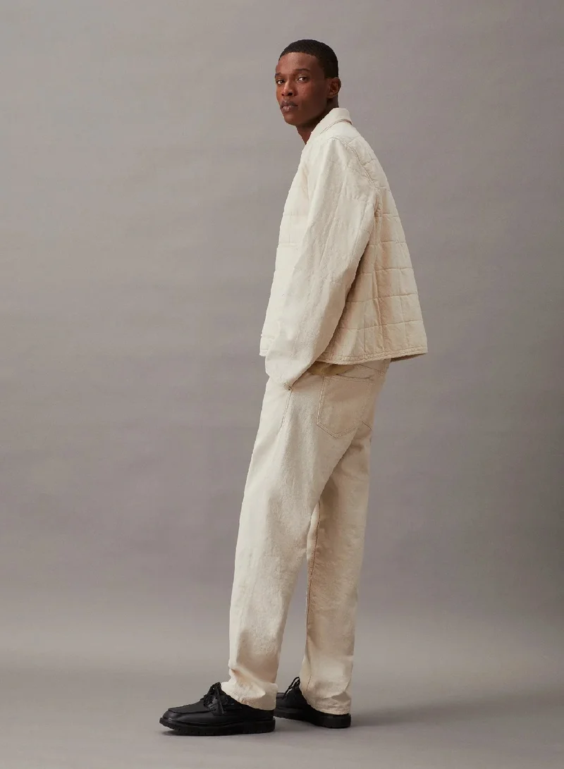 كالفن كلاين جينز جاكيت من الجينز مبطن