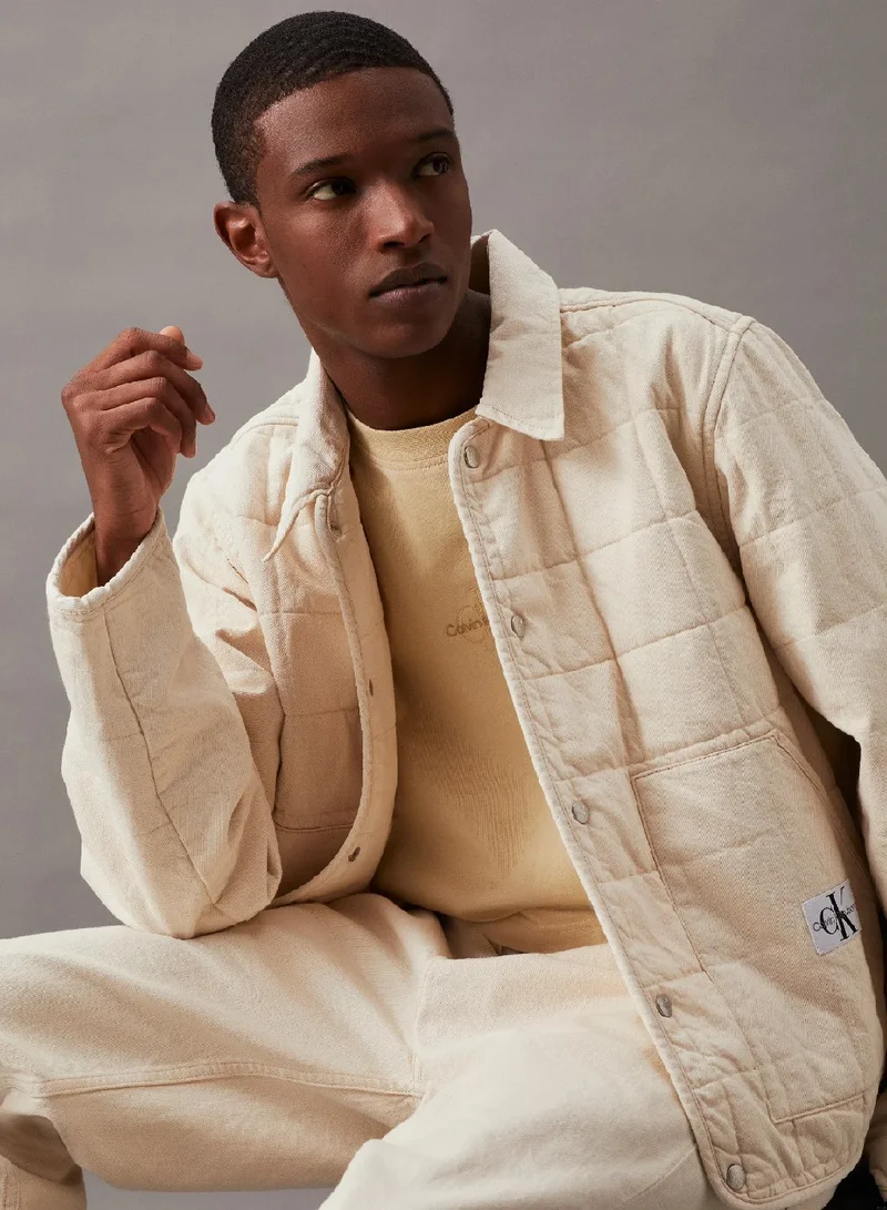 كالفن كلاين جينز جاكيت من الجينز مبطن