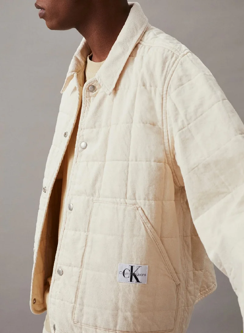 Calvin Klein Jeans Quilted Denim Jacket
