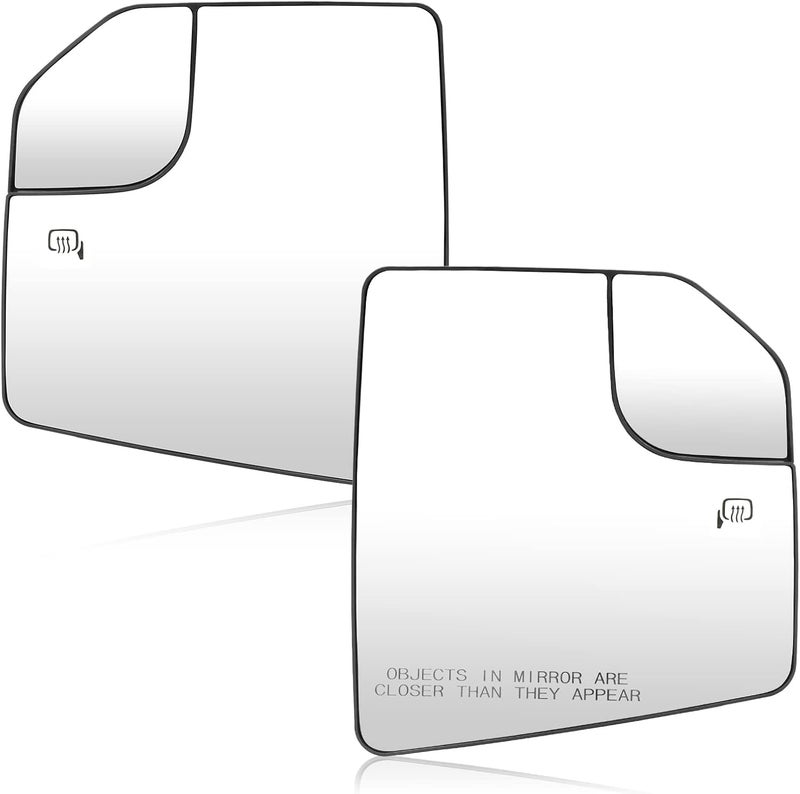 ILONPA F150 Left Driver + Right Passenger Side Mirror Glass Replacement for Ford F-150 (2015-2020) - Image 1