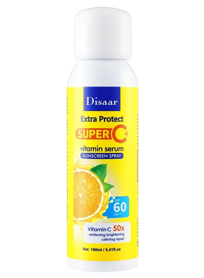 Disaar Two Pieces Of Extra Protect Super C Vitamin Serum Sunscreen Spray Spf 60 - 160x2 ml - Image 2