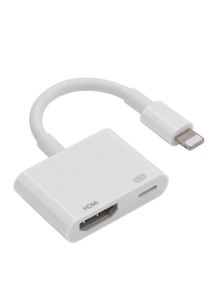 Generic - Lightning To HDMI Digital Av Adapter White - Image 1