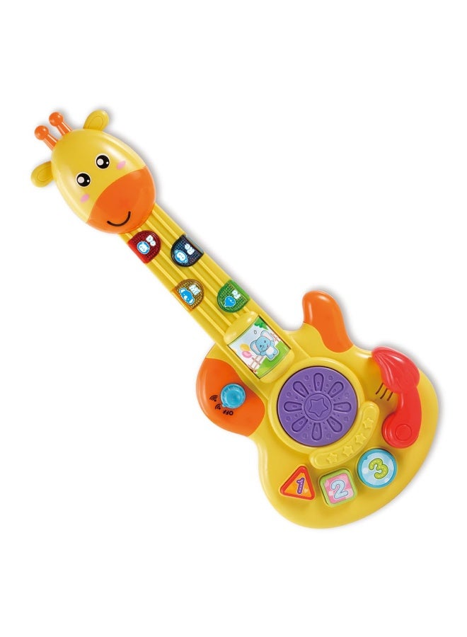 The Toys Home Kids Musical Guitar Toy – Light-Up B/O Plastic Acoustic Guitar with Music & Drum Sounds, Early Educational Instrument for Toddlers & Preschoolers - Image 3