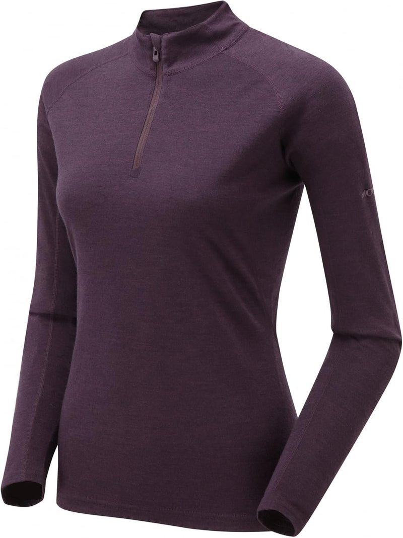 Montane Women's Primino 220 Neck Baselayer - Saskatoon Berry - Image 2