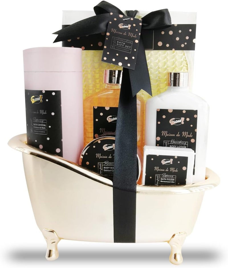 Gift Box for her Blackberry Bath Products Christmas Gift Women Beauty Gift Original Gift for Women Birthday Gifts for Mum Body Care and Wellbeing SetsShower Set BAIGNOILEROSEBLOOMFIELD