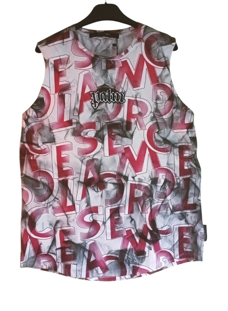 تي شيرت رجالي بدون أكمام - جودة ممتازة - مقاس  - أكس لارج