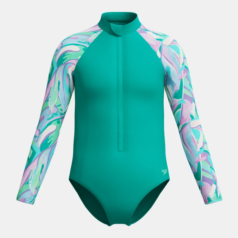 سبيدو بدلة سباحة بأكمام طويلة للأطفال