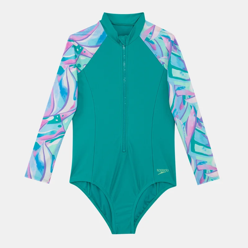 سبيدو بدلة سباحة بأكمام طويلة للأطفال