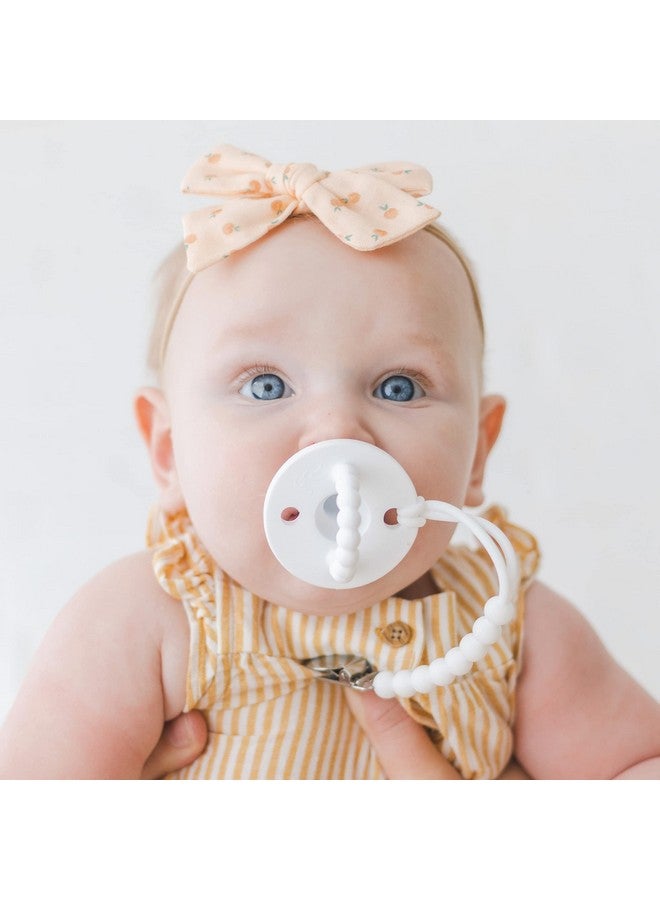 Ryan & Rose Ryan & Rose Cutie Clip Judy - Pacifier Clip Holder Silicone (Judy, White) - Image 5