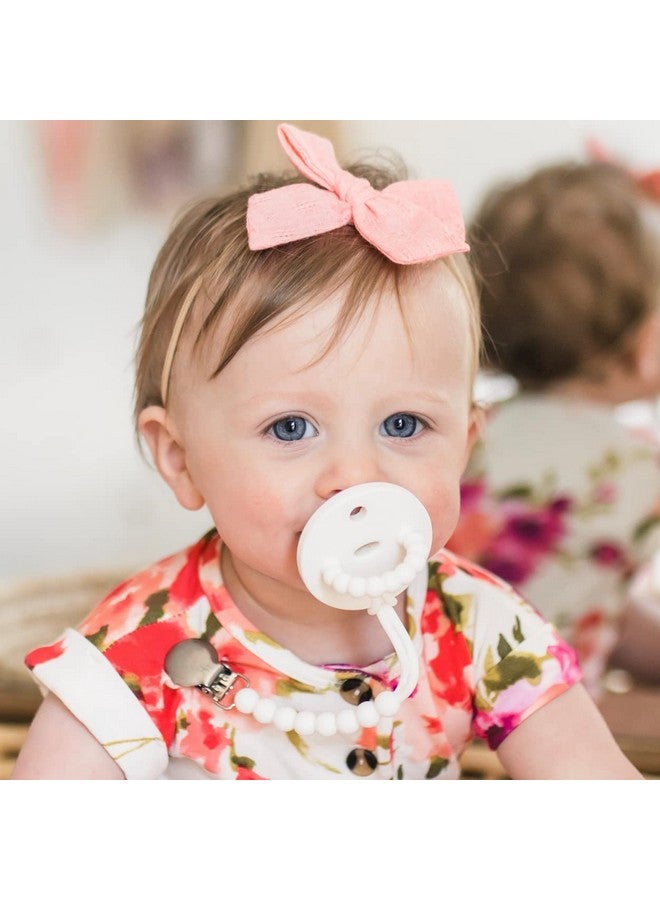 Ryan & Rose Ryan & Rose Cutie Clip Judy - Pacifier Clip Holder Silicone (Judy, White) - Image 4