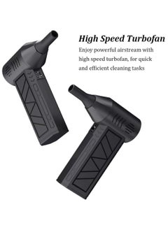 DIGI CORE Compressed Air Duster Dust Blower Jet Dry Mini Blower 130,000 RPM Air Blower Super Fan Turbo Powered Portable Turbo Fan Vacuum Cleaner Portable Blower Violent Fan Electric Cordless Car Dryer  - Image 5