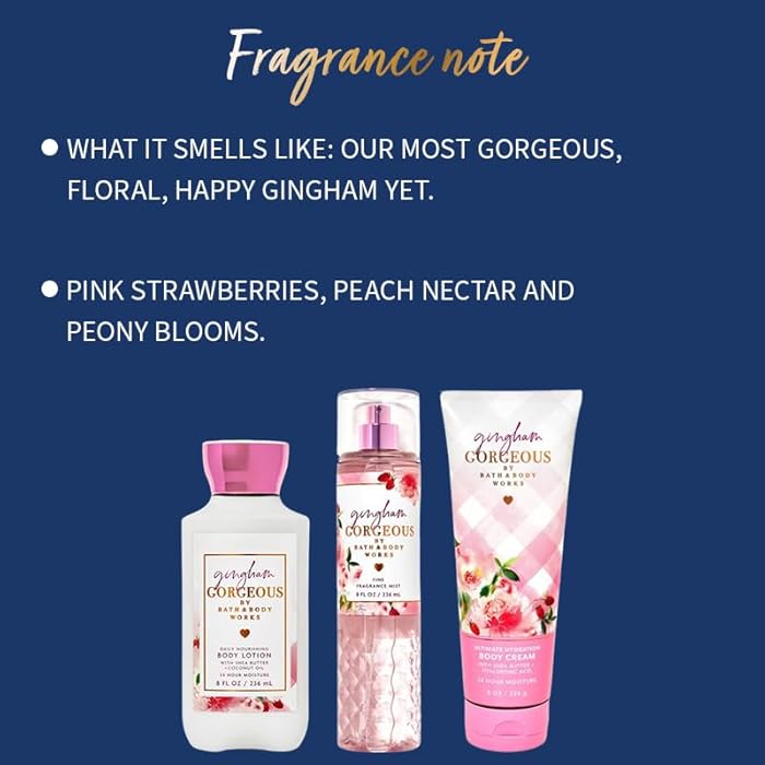 Bath & Body Works BBW GINGHAM GORGEOUS BODY LOTION 236ML - Image 2