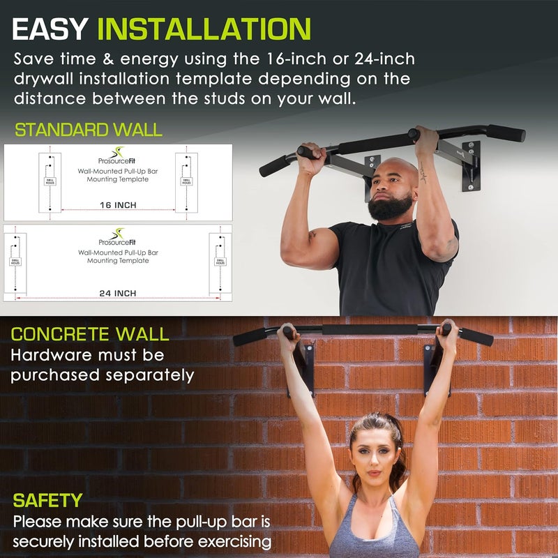 ProSourceFit Pull Up Bar for Multi Use Fitness & Home Gym Exercise - Image 5