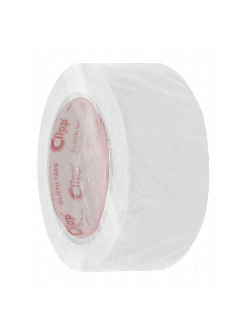 CLIPP 2 Inch Wide Cloth Duct Tape 25 Meter Length White