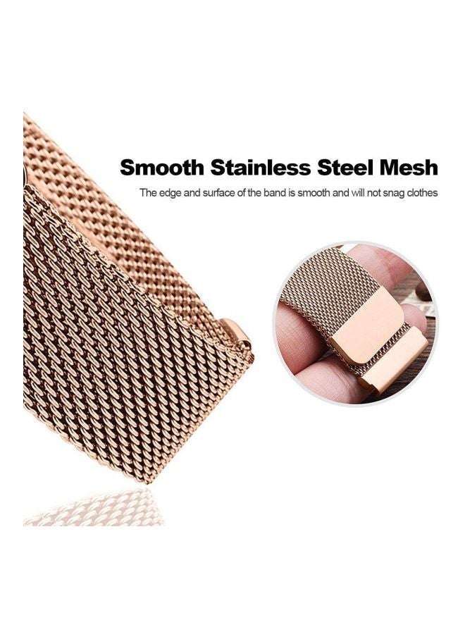 NIBEMINENT Replacement Band For Apple Watch Series 1/2/3/4 44/42 mm Rose Gold - Image 4