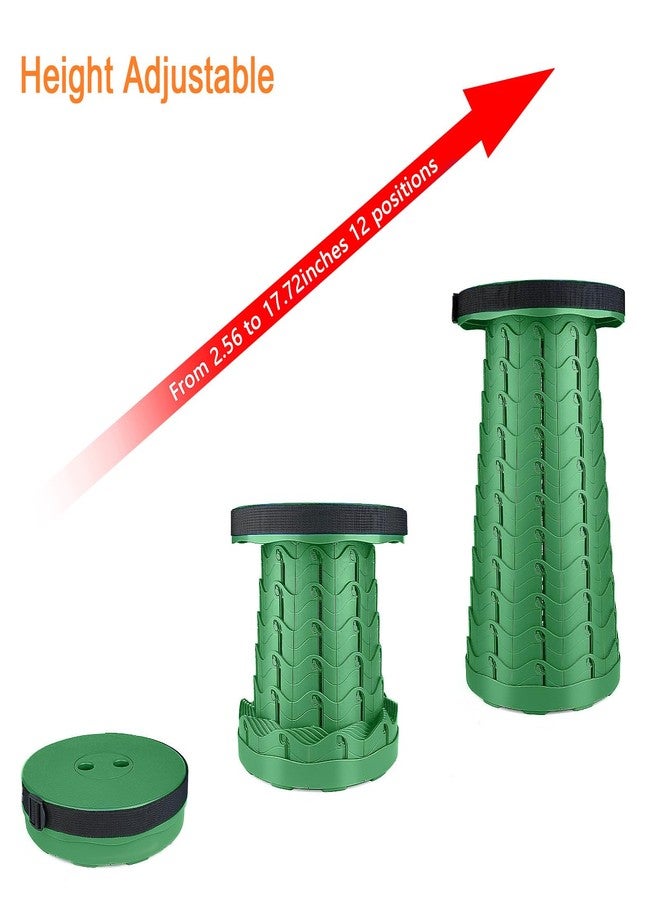 Boreeman كرسي بوريمان القابل للطي والمطور، خفيف الوزن ولكنه أكثر متانة مع قدرة تحمل تصل إلى 400 رطل، كرسي قابل للطي محمول وقابل للسحب للتخييم والصيد والمشي لمسافات طويلة والشواء (لون أخضر عسكري) - Image 4