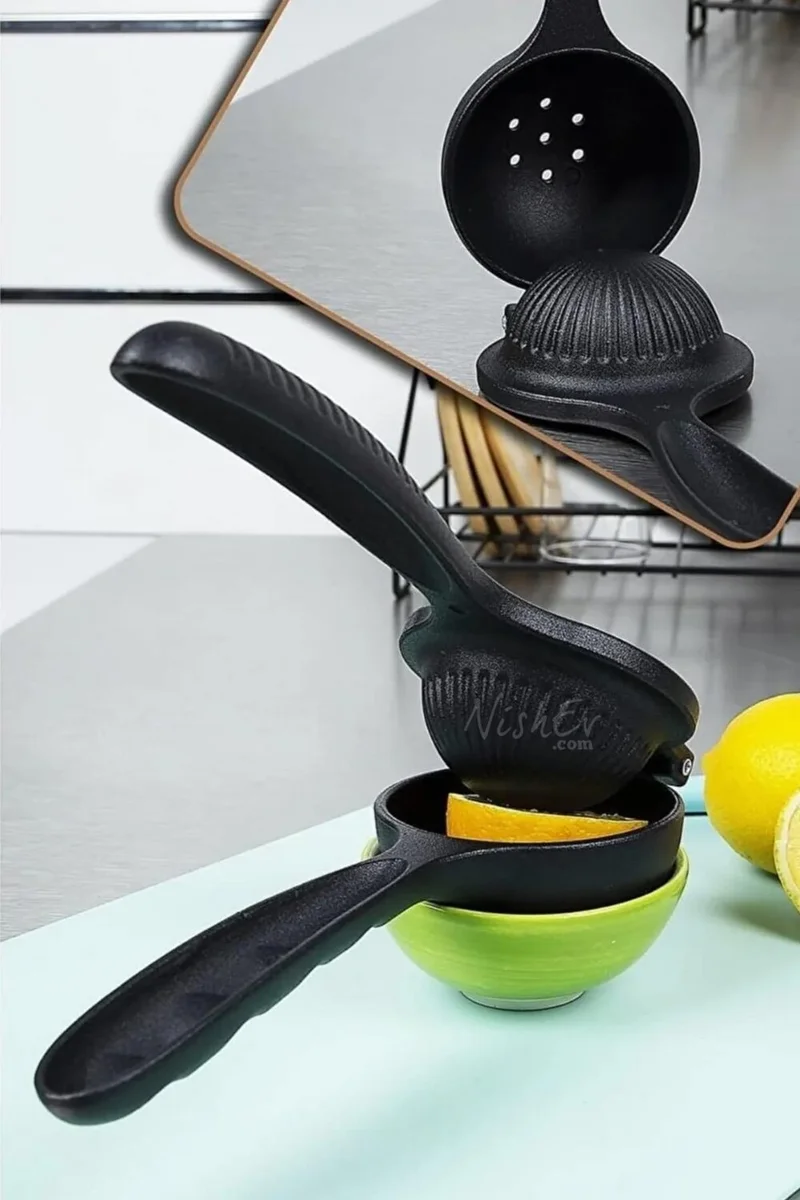 Nishev Cast Iron Stainless Steel Citrus Lemon Squeezer Long Lasting Orange Citrus Juicer 23 cm