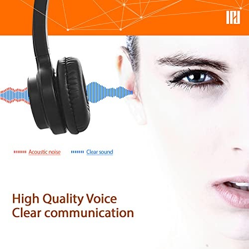 IPD IPH-255 Phone Headset with Noise Cancelling Microhone for Office and Call Center- Comapatible with Polycom VVX,Aastra,Avaya Digital, Nortel, Samsung,Mitel landline Phones - Image 5