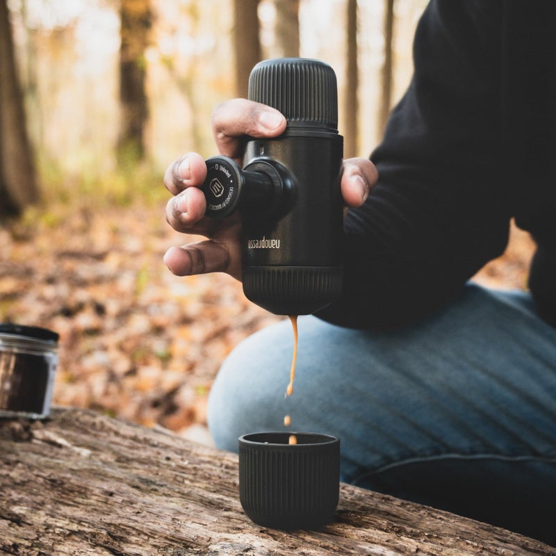 WACACO صانعة الإسبريسو المحمولة WACACO Nanopresso، النسخة المطورة من Minipresso، ضغط 18 بار، صانعة قهوة صغيرة للسفر، تعمل يدويًا. - Image 5
