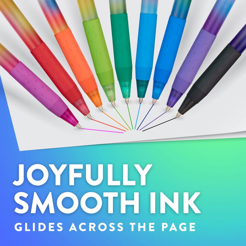 Paper Mate InkJoy 300RT Ballpoint Pens, Colorful Pens with Fashion Wraps, Retractable, Medium Point, 24 Count - Image 3