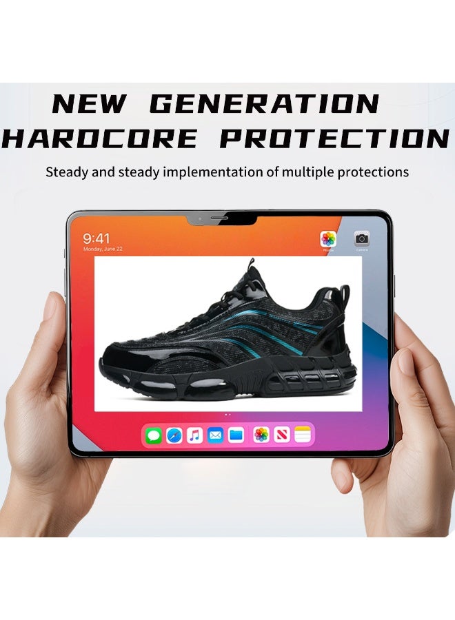 VICTGOAL Summer Steel Toe Shoes Men Work Safety Breathable Lightweight Lace Up Sneakers Foot Support Comfortable Boots  - Image 4
