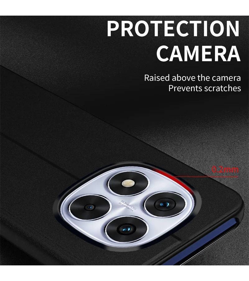 حافظة هاتف ذهبية قابلة للطي ومقاومة للصدمات لهاتف Redmi Note 15 4G - Image 3