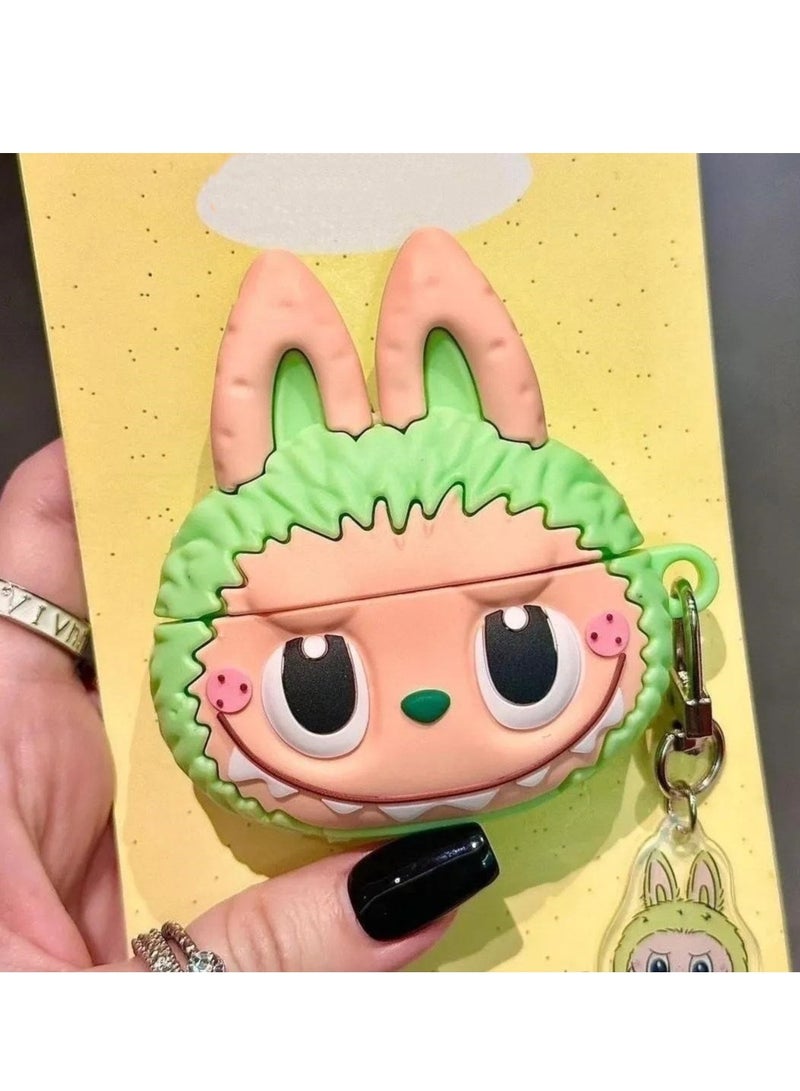 Cute Cartoon Earphone Case for AirPods 4th Generation Apple Wireless Bluetooth Headphones 