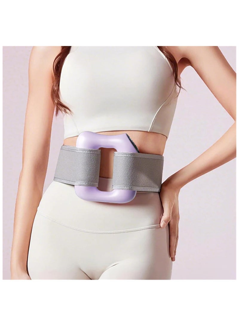 Soofam Multifunctional Full-Body Fascia Ring, Portable Electric Full-Body Fascia Ring, Adjustable Massage Mode, Long-Lasting Battery, Suitable for Abdomen, Back, Legs (Pink) - Image 2