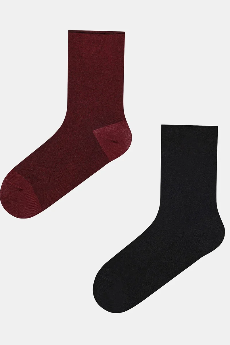 Penti PENTI Modal Blend Comfortable Jacquard Crew Socks