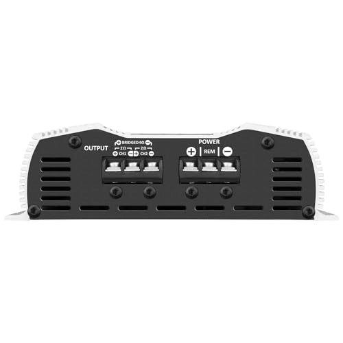 Taramp's تارامبس DS 800x2 2 أوم 800 وات RMS قناتين 400 وات 2 أوم، قابلة للجسر مع 800 وات عند 4 أوم، مضخم صوت للسيارة رقمي، تقاطع كامل النطاق تمرير عالي/منخفض ثابت، نظام فئة D - Image 5