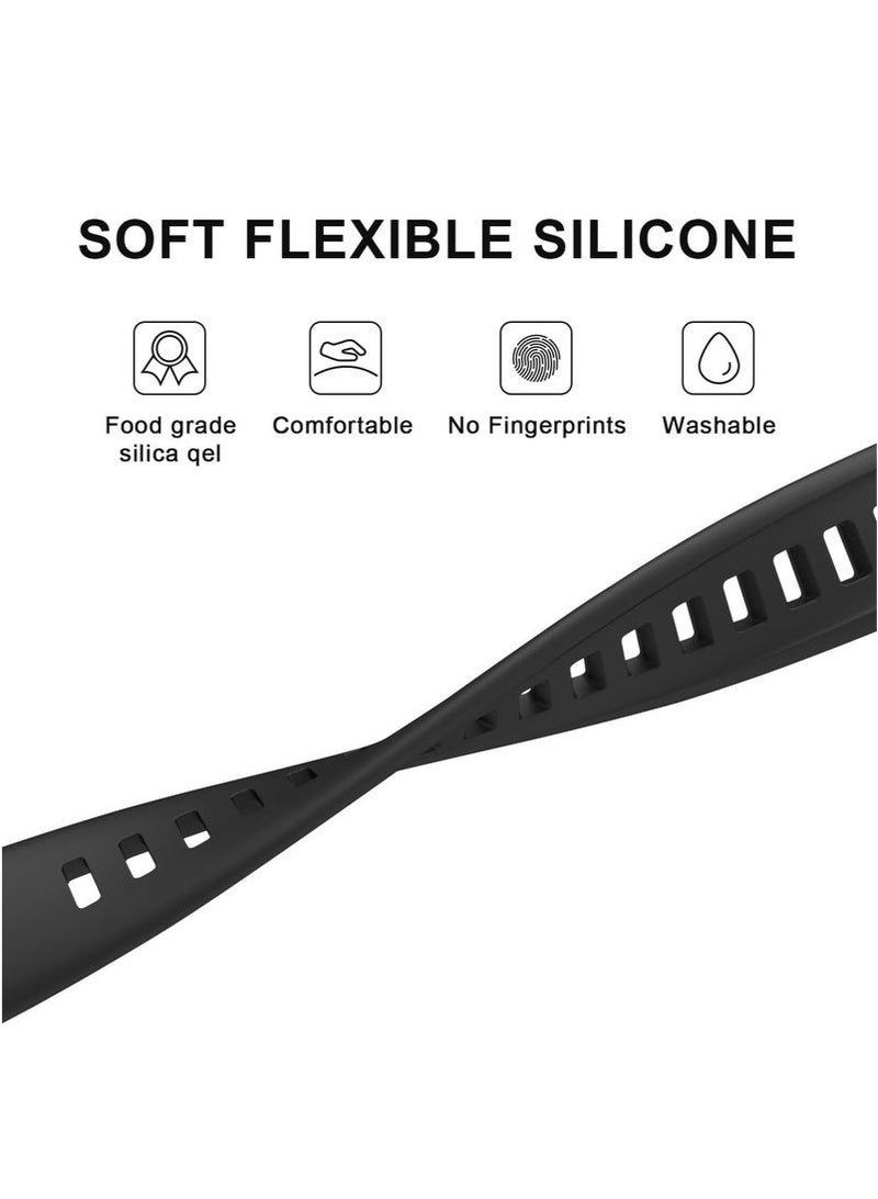 HW Soft Silicone Strap Compatible With Huawei Band 8,Huawei Band 9,Waterproof Breathable Adjustable Replacement Sport Bands for HUAWEI Band 8 & Band 9 - Image 3