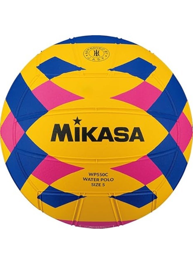 Mikasa Water Polo Ball Top Quality Foamed Rubber Cover, Without Buffing (Size 5) WP550C - Image 1