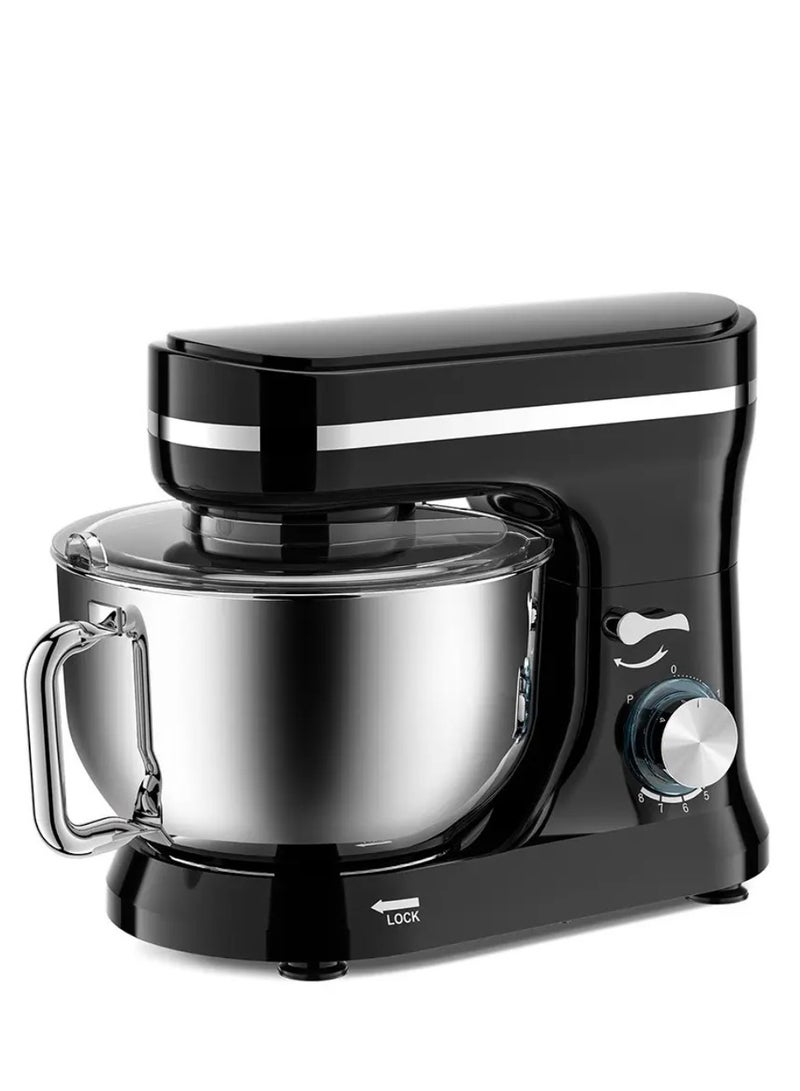 Denx 1000W Kitchen Stand Mixer, 4Qt Stainless Steel Mixing Bowl, 3 Attachments Whisk, Dough Hook, Beater), 8 Speed Electric Food Mixer for Baking, Cooking, and Kneading - Image 1