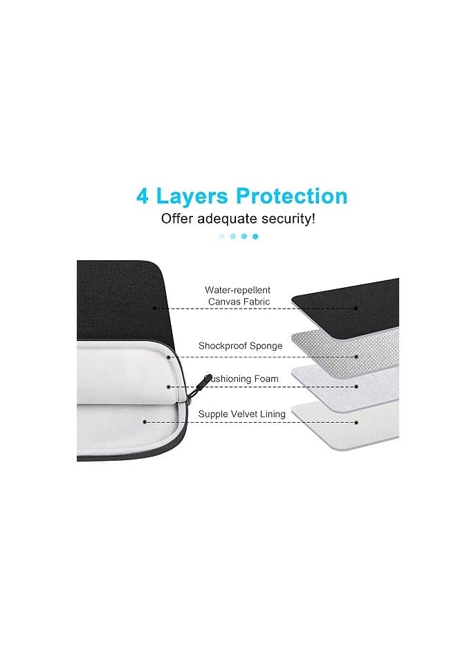 لاكدو حقيبة كمبيوتر محمولة واقية مقاس 14 بوصة لجهاز الكمبيوتر المحمول Dell Inspiron - Image 3