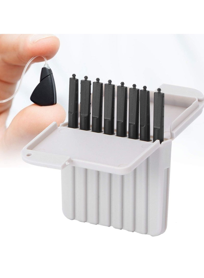SYOSI Wax Guard Filters for Hearing Aid Waterproof and Oil-Resistant Wax Guards Filters 8Pcs Box 1.2mm Hearing Aid Protection Accessory Earwax Guards Filters Hearing Aid Cleaning Tool  - Image 5